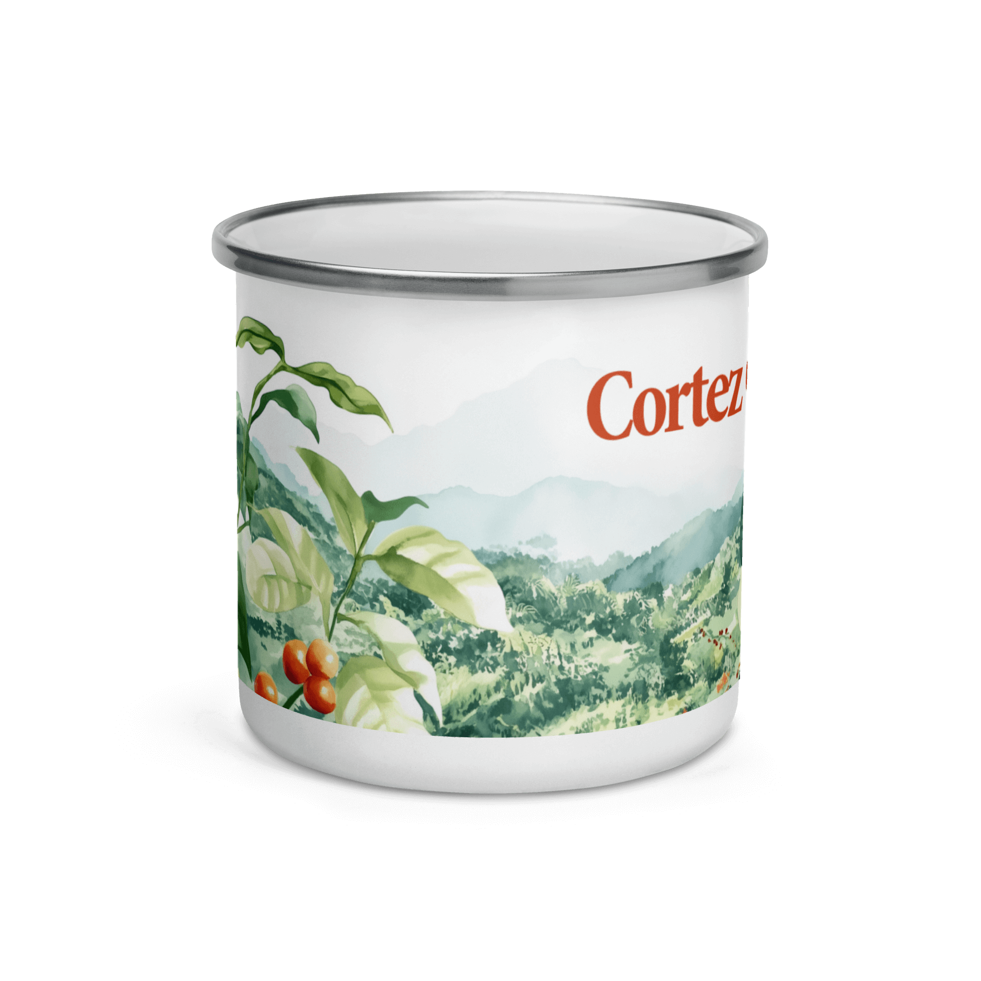 12oz Coffee Farm Enamel Mug