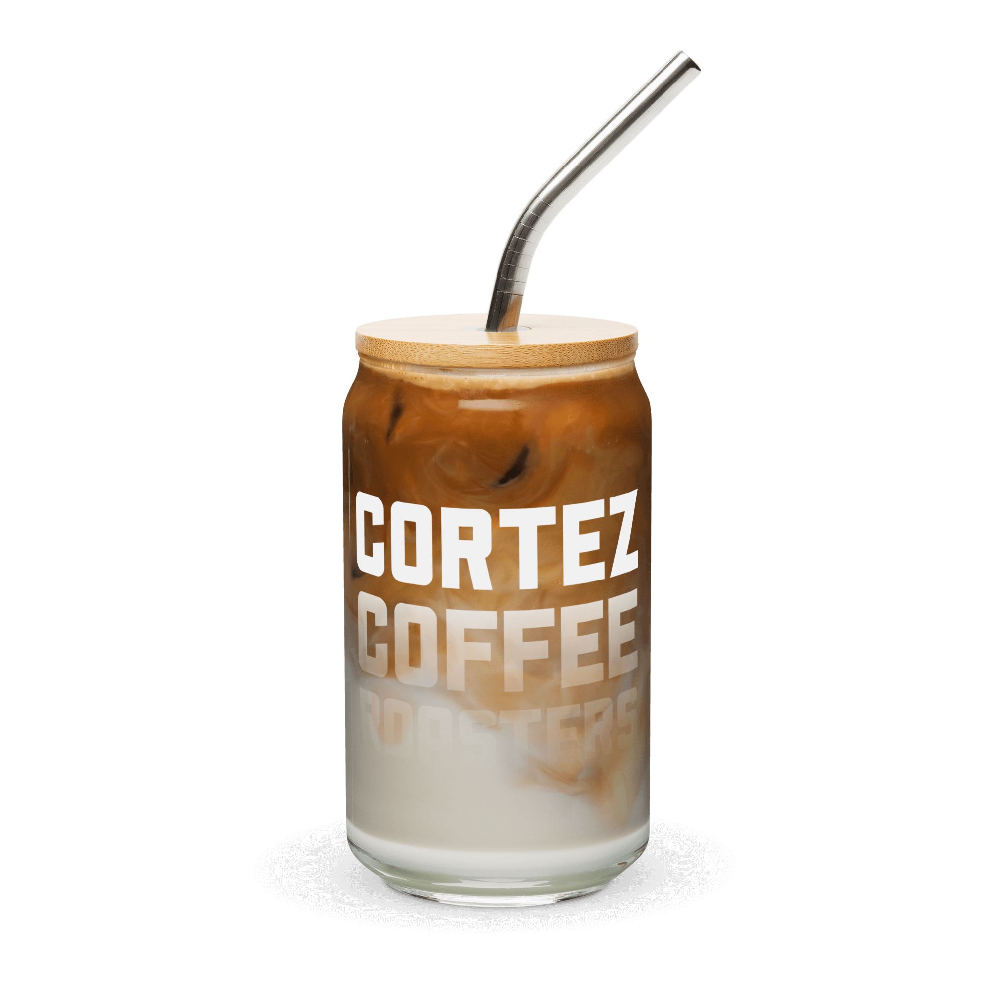 16oz Cortez can-shaped glass